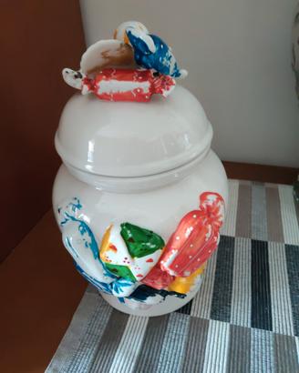 soprammobile contenitore in ceramica 