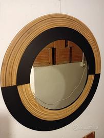 Specchio rotondo stile etnico