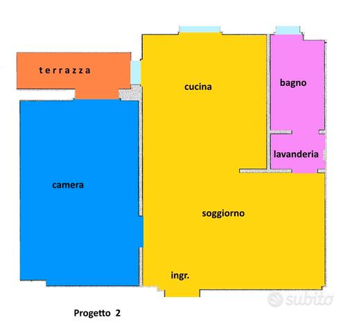 San Giusto, 2 vani 45mq di nuova ristrutturazione