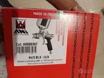 Pistola Aerografo usato una sola volta