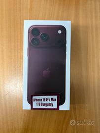 NUOVO iphone 18 pro Max 1tb Borgogna