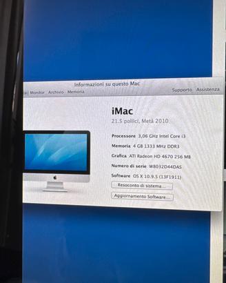 Imac 27’ anno 2010