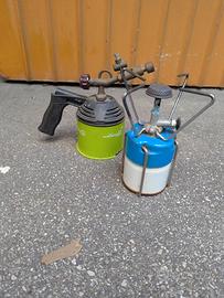 fornellino da campeggio e saldatore a gas 