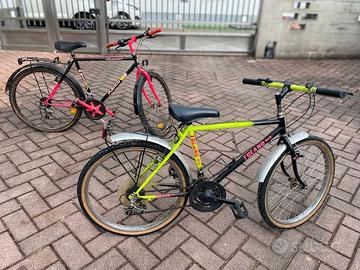 biciclette mountain bike e corsa