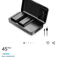 Carica batterie+ 2 batterie EOS R