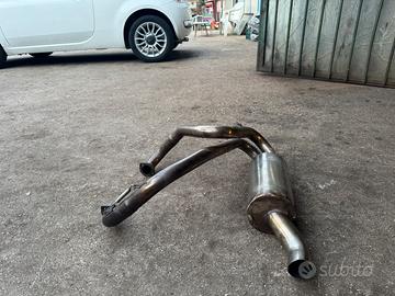 Marmitta sportiva acciaio fiat 500/126