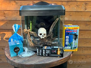 Acquario  Billy30 (30L) +accessori e decorazioni
