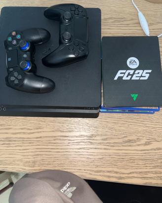 ps4 slim 500 gb con videogiochi
