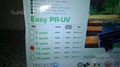 Lampada raggi UV nuova per piscina