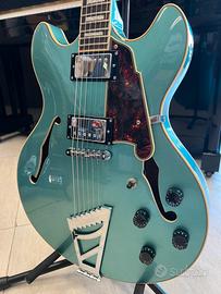 D’Angelico Premier DC Surf Green