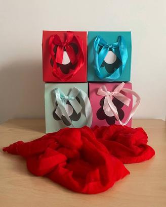 Set foulard in vari colori poliestere