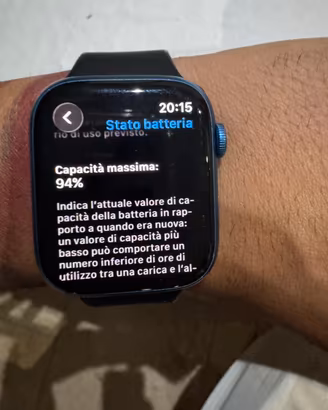 Apple watch series 7 45mm 🔋 batteria 94%!
