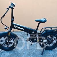 Bici elettrica fat biammortizzata nuova garanzia 