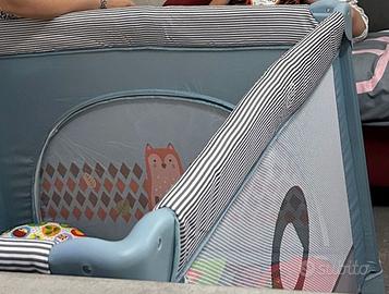 Lionelo lettino box 3 in 1 pieghevole  navy