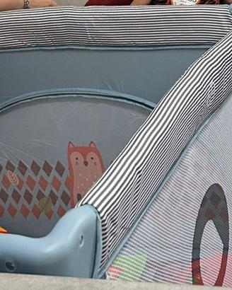 Lionelo lettino box 3 in 1 pieghevole  navy