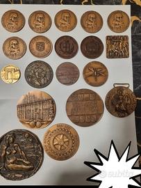 Lotto Medaglie Commemorative Bronzo-Leonardo da