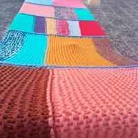 Coperta di lana matrimoniale fatta a mano