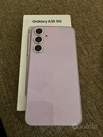 Samsung a35. 5 g . Scatola. Come nuovo . Custodia