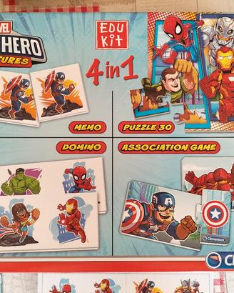 Clementoni - Edukit 4 in 1 - Marvel Superhero
