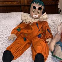 Bambola Didi Lenci antica primi 900 clown