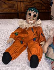 Bambola Didi Lenci antica primi 900 clown