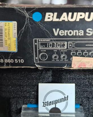 Autoradio Vintage  '80 '90 Blaupunkt Verona SQR 29