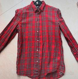 Camicia scozzese Tartan S rock punk unisex