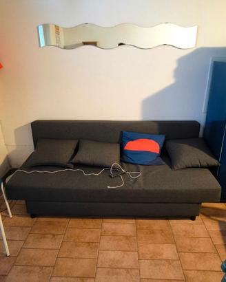 Divano letto IKEA ALVDALEN grigio