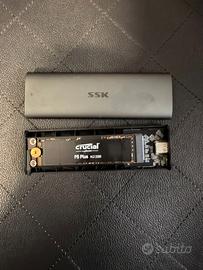 Crucial P5 Plus 2Tb Ssd Di Gioco Interno M.2 Pcie