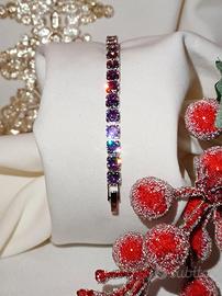 tennis swarovski viola super luminoso!