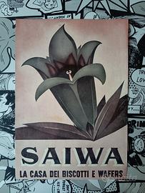Poster Pubblicità d'epoca Saiwa Anni 40 Originale 