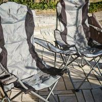 Sedie da campeggio imbottite pieghevoli