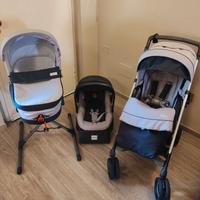 Trio inglesina zippy-pro COMPLETO di accessori