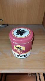 Scatola Latta Vintage A.S. Roma (Lupetto Gratton