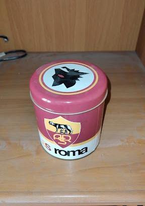 Scatola Latta Vintage A.S. Roma (Lupetto Gratton