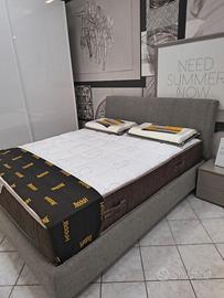 Letto matrimoniale con contenitore mod Manon