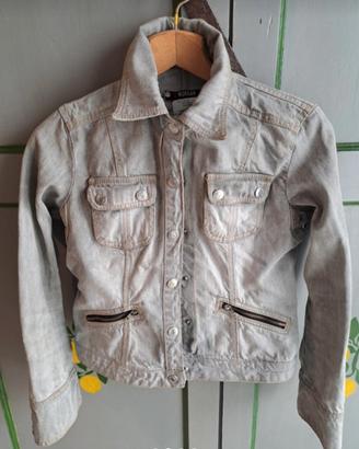 Giubbotto di jeans grigio 