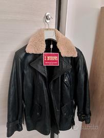 Giubbotto in pelle nuovo taglia 44