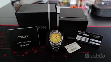 Citizen Marine Eco-Drive Yellow