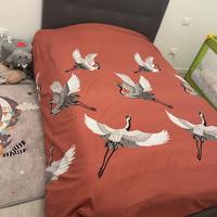 Letto contenitore una piazza e mezzo con materasso