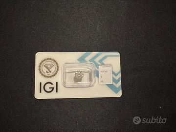 Diamante Naturale 1.57 ct – Certificato IGI