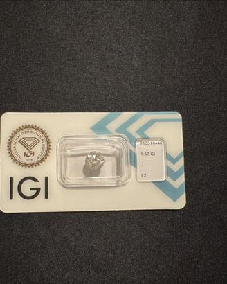 Diamante Naturale 1.57 ct – Certificato IGI