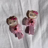 Fermagli hairclip Hello Kitty vintage coquette