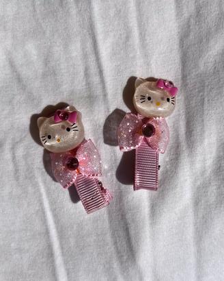 Fermagli hairclip Hello Kitty vintage coquette