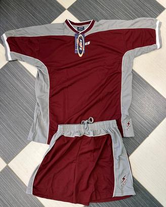 10 kit divise calcio zeus completo XL Nuovo