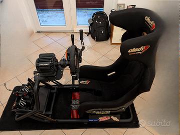 Postazione simulatore guida fanatec 