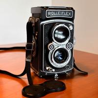 Rolleiflex 6x6 compur-rapid con Xenar 75 3.5