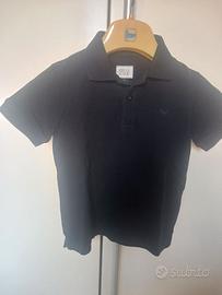 Polo nera anni 6 Armani Junior