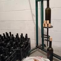 Tappa Bottiglie con tappo di sughero+100 bottiglie