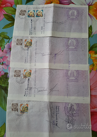 Cambiali lire 3000 del 1986
